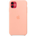 Apple silikonový kryt pro iPhone 11, grepově růžová_1356085913