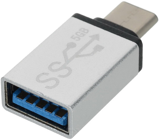 PremiumCord adaptér USB 3.1 konektor C/male - USB 3.0 A/female, OTG, stříbrná_1172177589
