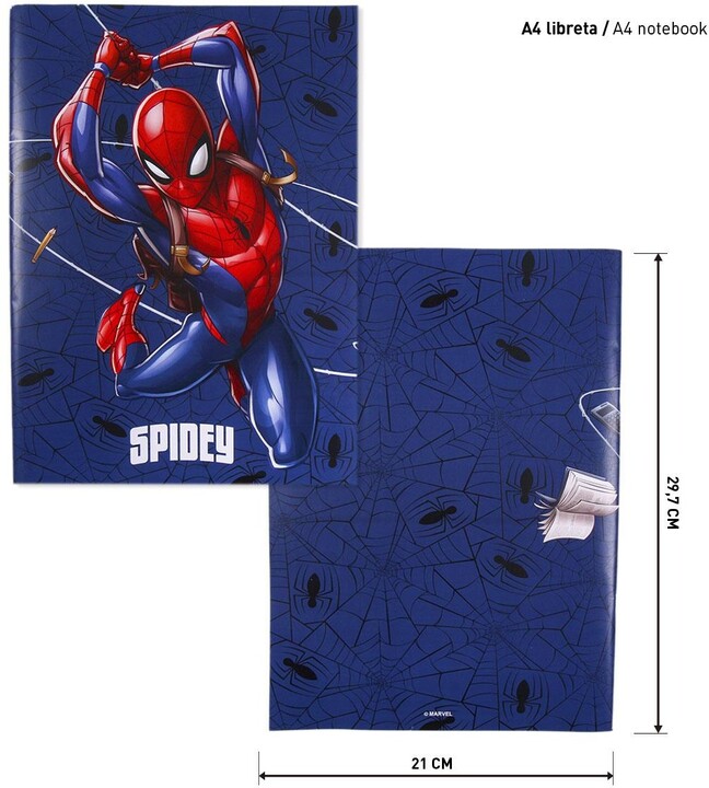 Školní set Cerdá Marvel: Spider-Man, 7 předmětů_1979045401