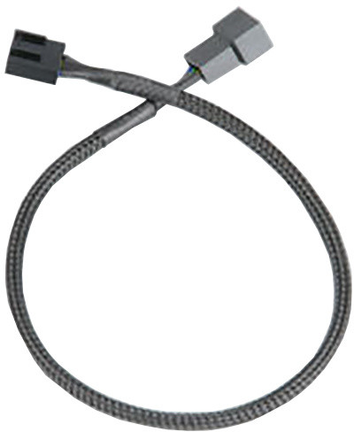 Akasa prodlužovací kabel 4PIN konektory pro PWM a 3pin ventilátoru, 30 cm_1633376604