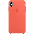 Apple silikonový kryt na iPhone XS Max, nektarinková