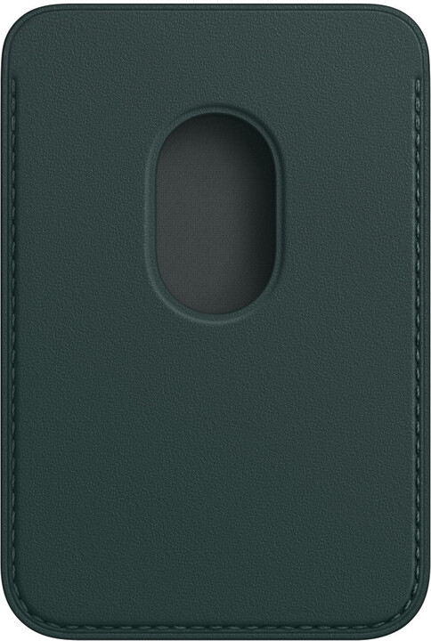 Apple kožená peněženka s MagSafe pro iPhone, piniově zelená_1231881887
