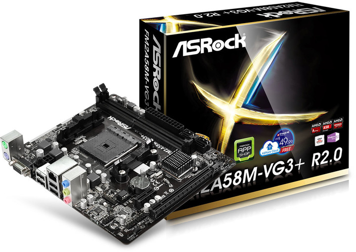 ASRock FM2A58M-VG3+ R2.0 - AMD A58_949453896