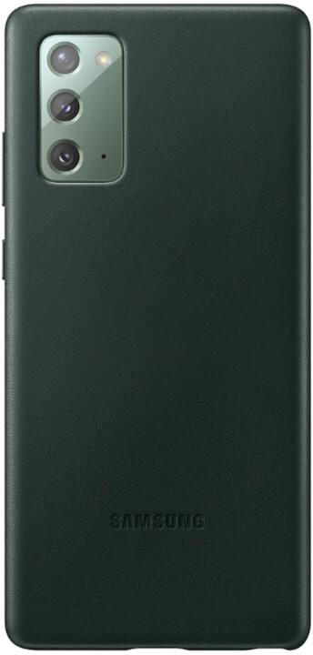 Samsung kožený kryt pro Samsung Galaxy Note20, zelená_1382386617