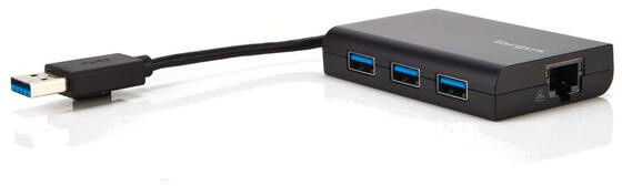 Targus USB Hub, 3xUSB 3.0, GigE_1288355619