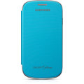 Samsung kryt s flipem EFC-1M7FLE pro Galaxy S III mini (i8190) světle modrá_1300285513