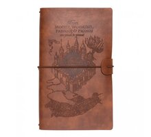 Zápisník Harry Potter - The Marauders Map, pevná vazba, koženkový obal, A5