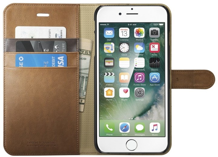 Spigen Wallet S pro iPhone 7 Plus, brown_1259933310