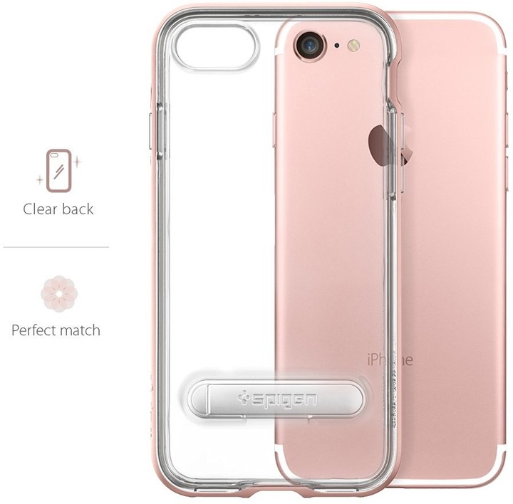 Spigen Crystal Hybrid pro iPhone 7/8, rose gold_1603992655