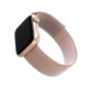 FIXED nylonový řemínek pro Apple Watch, 42/44mm, růžově zlatá