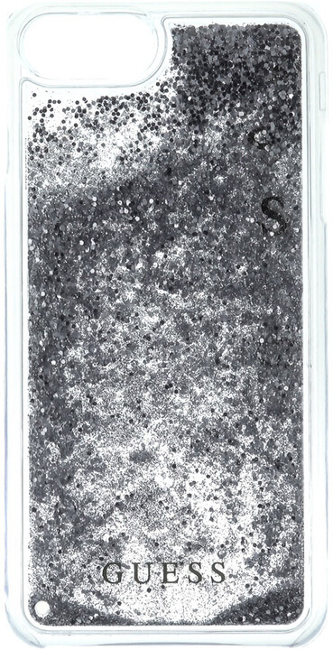 Guess Liquid Glitter Hard Silver pouzdro pro iPhone 7 Plus_480252500
