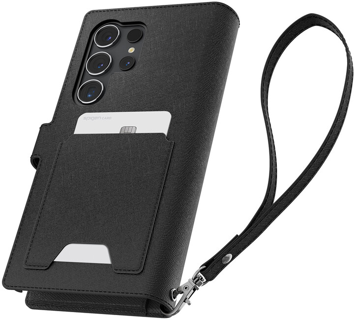 Spigen pouzdro Wallet S Plus pro Samsung Galaxy S24 Ultra, černá_1672029125