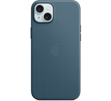 Apple kryt z tkaniny FineWoven s MagSafe na iPhone 15 Plus, tichomořsky modrá MT4D3ZM/A