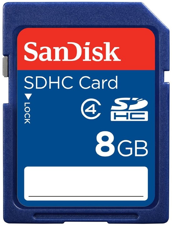SanDisk SDHC Standard 8GB Class 4_2070758200