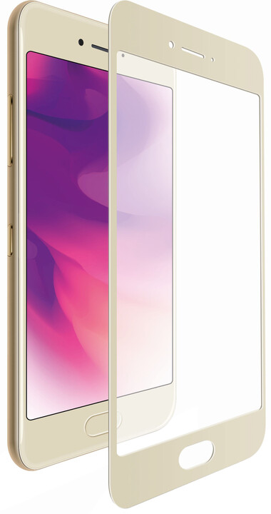 FIXED Full-cover ochranné tvrzené sklo pro Samsung Galaxy J3 (2017), zlaté_1591356398