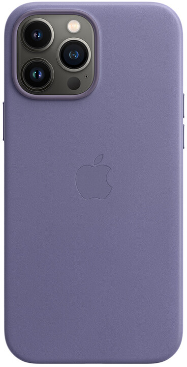 Apple kožený kryt s MagSafe pro iPhone 13 Pro Max, šeříkově nachová_791535665