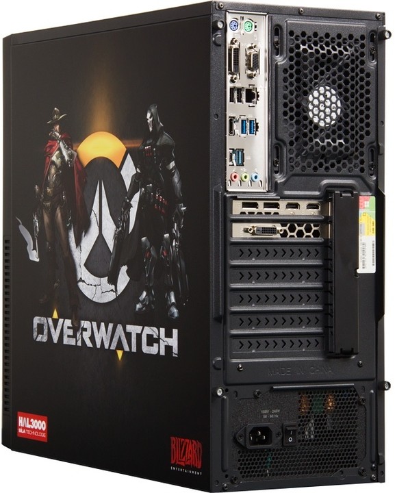 HAL3000 IEM Certified PC Overwatch by MSI, černá_1169130720