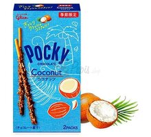 GLICO POCKY Chocolate Coconut, kokos/čokoládová poleva, 2x30g_1343460244