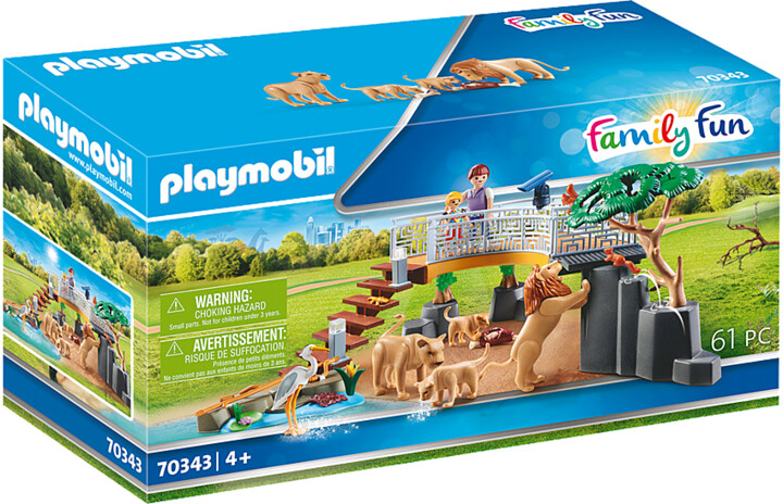 Playmobil Family Fun 70343 Lvi ve venkovním výběhu_225901560