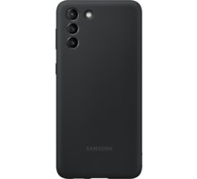 Samsung silikonový kryt pro Samsung Galaxy S21+, černá Poukaz 200 Kč na nákup na Mall.cz