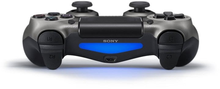 Sony PS4 DualShock 4 v2, metalicky černý_1733909464