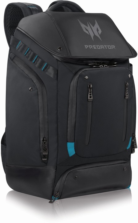 Acer PREDATOR GAMING UTILITY backpack, Black with Teal_1311363698