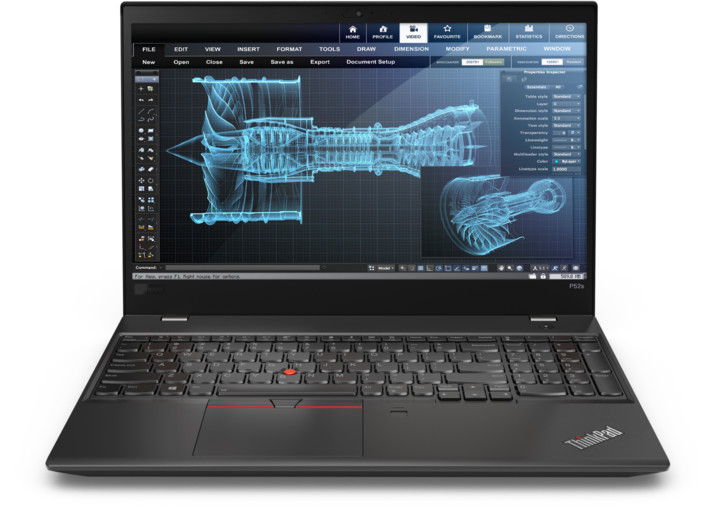 Lenovo ThinkPad P52s, černá_351367500