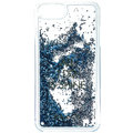 Guess Liquid Glitter Hard Shine Blue pouzdro pro iPhone 7