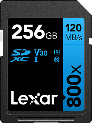 Lexar Professional 800x UHS-I U1 (Class 10) SDXC 256GB_177242593