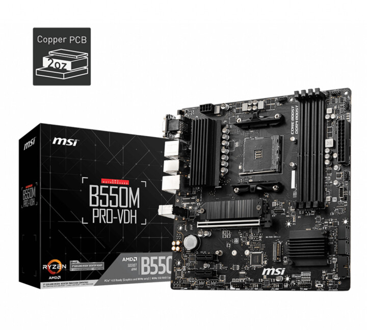 MSI B550M PRO-VDH - AMD B550