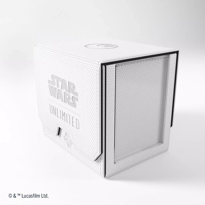 Krabička na karty Gamegenic - Star Wars: Unlimited Deck Pod, bílá/černá_326343559