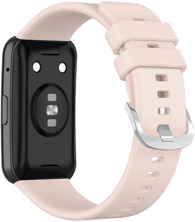 FIXED silikonový řemínek pro Huawei Watch FIT, růžová_876286901