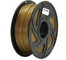 XtendLAN tisková struna (filament), PETG, 1,75mm, 1kg, zlatý 3DF-PETG1.75-GD 1kg