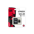 Kingston Micro SDHC 16GB Class 10 + adaptér_2064285088