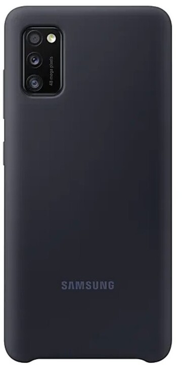 Samsung silikonový kryt pro Galaxy A41, černá_1789403046