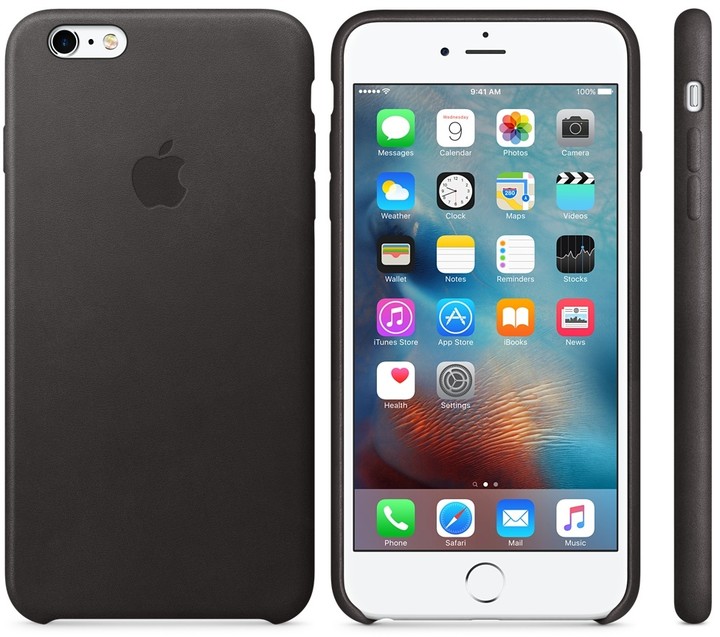 Apple iPhone 6s Plus Leather Case, černá_1499812968