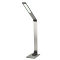 Solight LED stolní lampička stmívatelná, 11W, broušený hliník, stříbrná_334656399