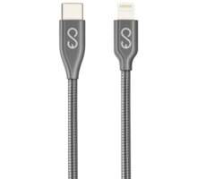 EPICO kabel USB-C - Lightning, PD, MFi, 1m, šedá_768271123