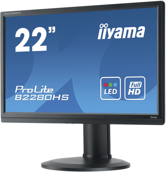 iiyama B2280HS-B1DP - LED monitor 22&quot;_1266007147