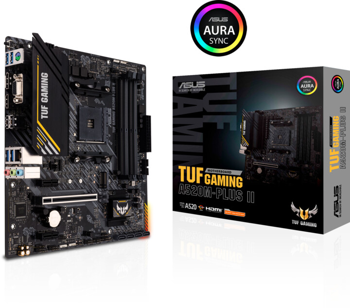 ASUS TUF GAMING A520M-PLUS II - AMD A520