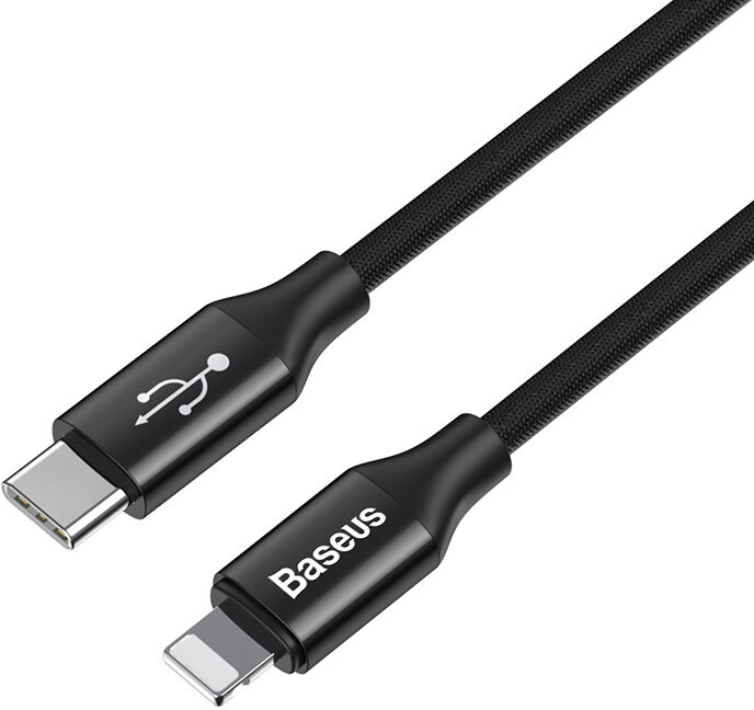 Baseus nabíjecí / datový kabel Yiven Series USB-C - Lightning, 2A, 2m, černá_742214705
