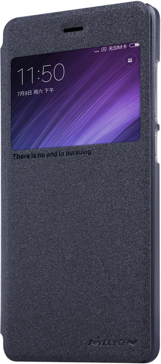 Nillkin Sparkle Leather Case pro Xiaomi Redmi 4, černá_54051633
