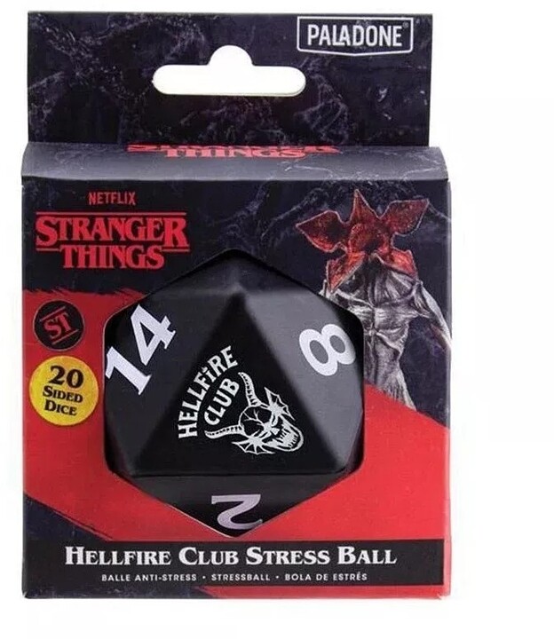 Antistresová hračka Stranger Things - Hellfire Club D20_1195494712