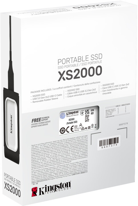 Kingston XS2000 - 2TB, stříbrná_1480215205