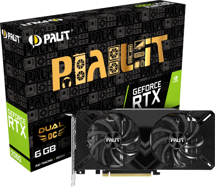 PALiT GeForce RTX 2060 Dual OC 6 GB, 6GB GDDR6_513633000