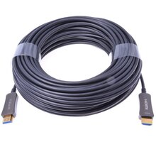 PremiumCord optický fiber High Speed with Ether. 4K@60Hz kabel 25m, M/M, zlacené konektory_209693457