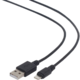 Gembird CABLEXPERT kabel USB 2.0 lightning (IP5 a vyšší) nabíjecí a synchronizační kabel, 1m, černá