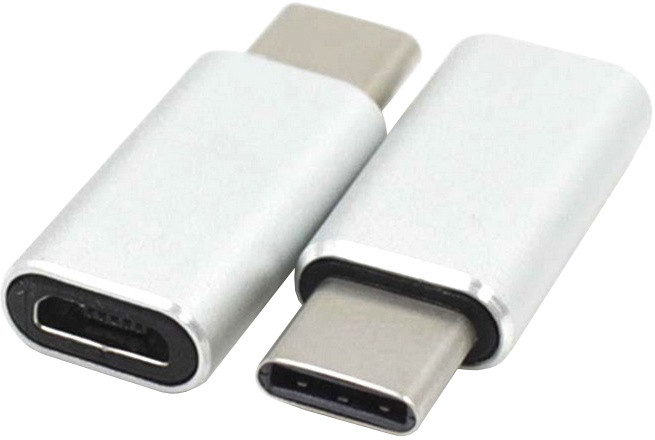 PremiumCord adaptér USB 3.1 konektor C/male - USB 2.0 Micro-B/female, stříbrný_94640388
