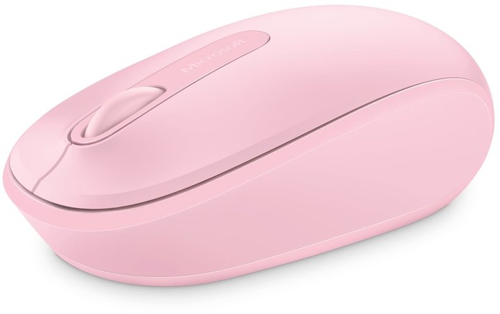 Microsoft Mobile Mouse 1850, světle růžová_1193276073