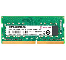 Transcend 8GB DDR4 3200 CL22 SO-DIMM CL 22 JM3200HSB-8G